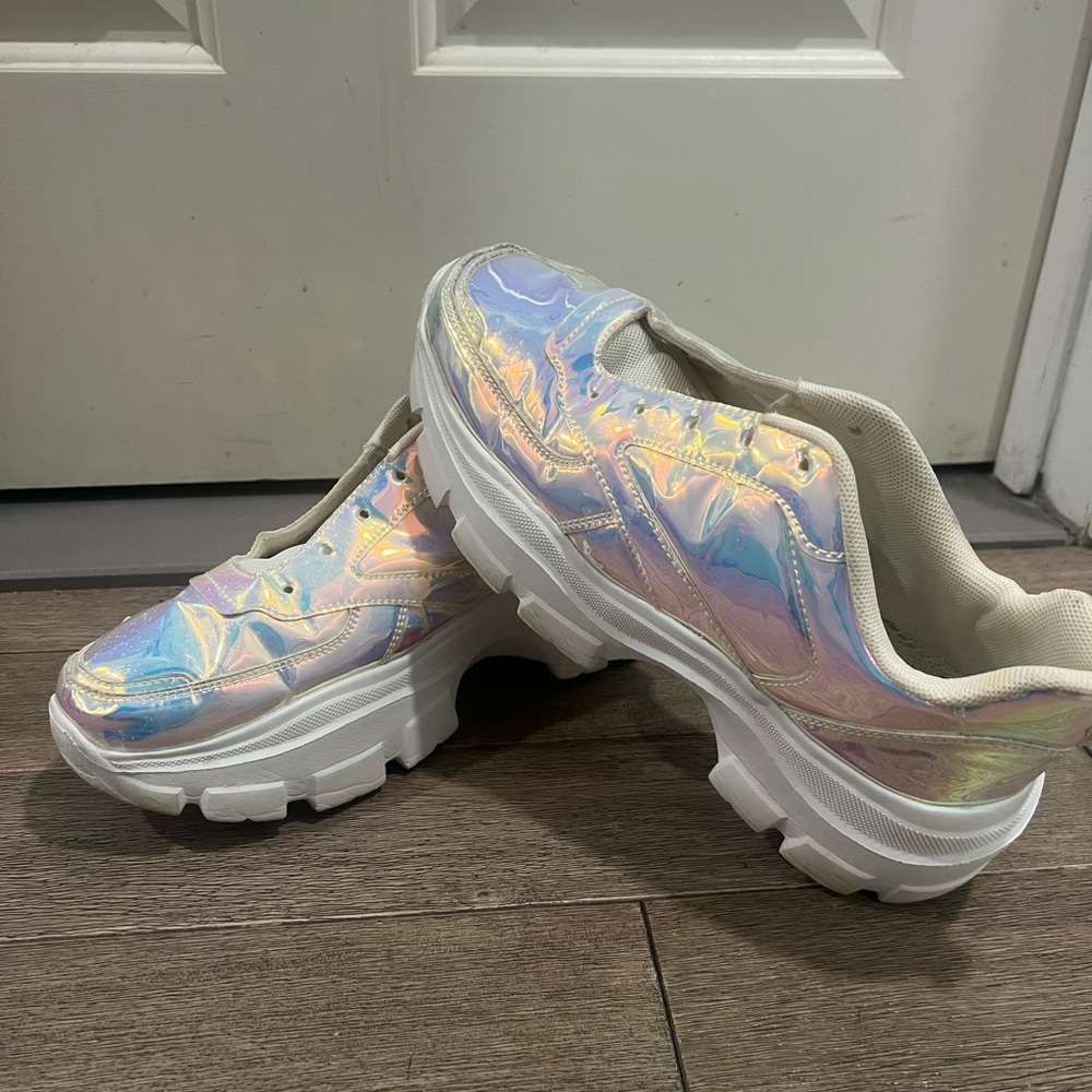 Iridescent shoes